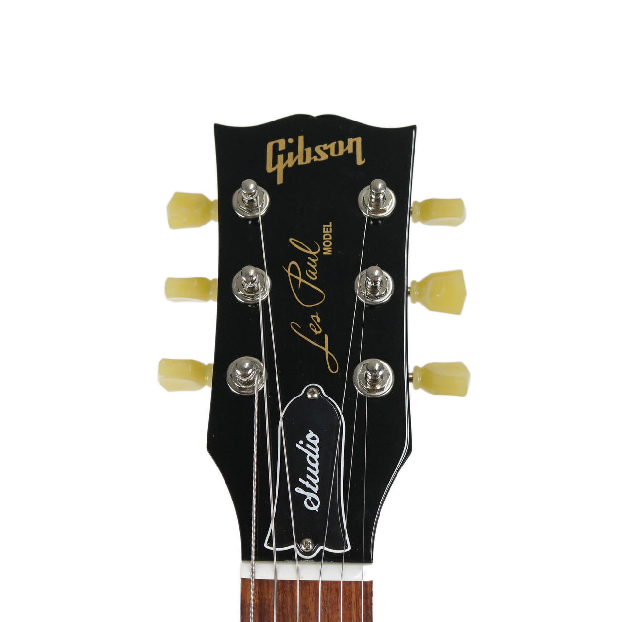 2013 Gibson Les Paul Studio Electric Guitar Ebony Finish | Cream