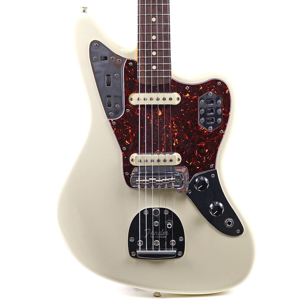 2011 Fender American Vintage '62 Jaguar Electric Guitar Olympic