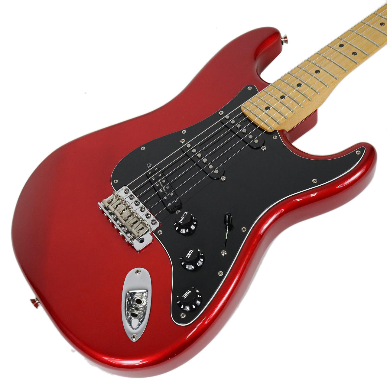 2010 Fender Powerhouse Stratocaster Candy Apple Red Finish | Cream