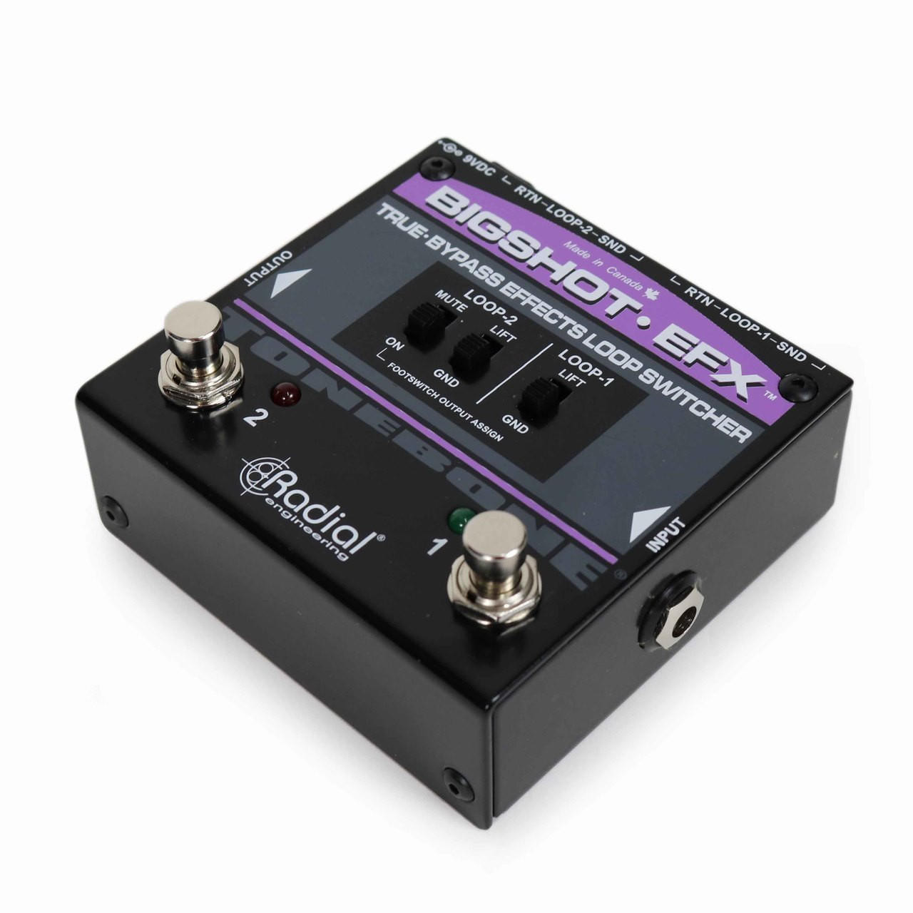 Radial Engineering BigShot EFX Effects Loop Controller Pedal with