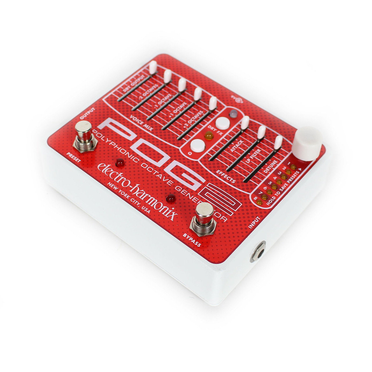 Electro-Harmonix POG2 Polyphonic Octave Generator Pedal | Cream