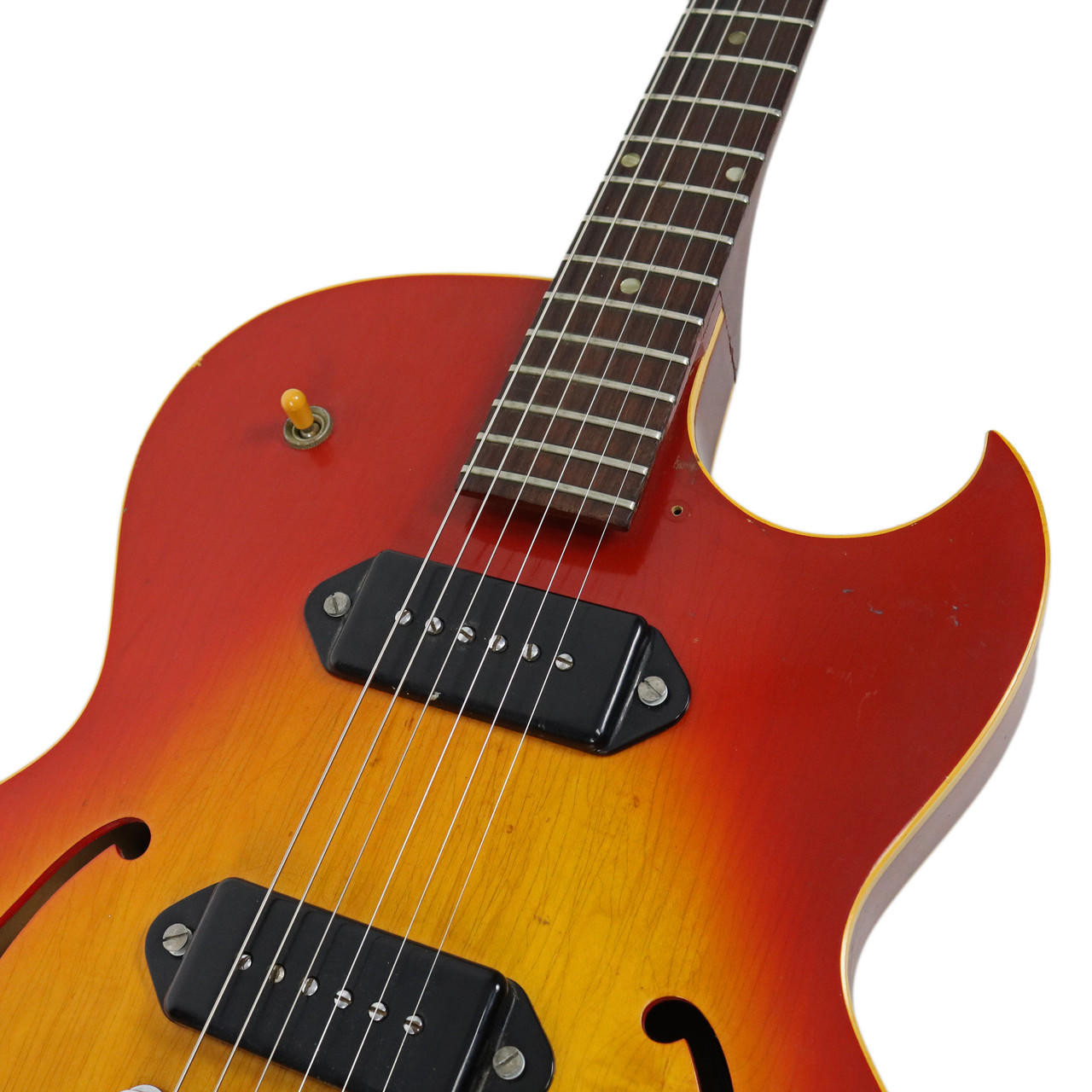 Vintage 1967 Gibson ES-125 TDC Cherry Sunburst Finish | Cream City