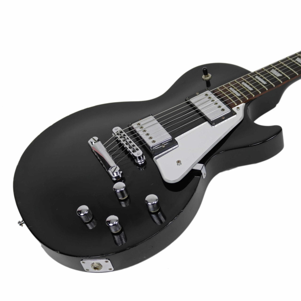 2000 Gibson Les Paul Studio Ebony and Chrome | Cream City Music