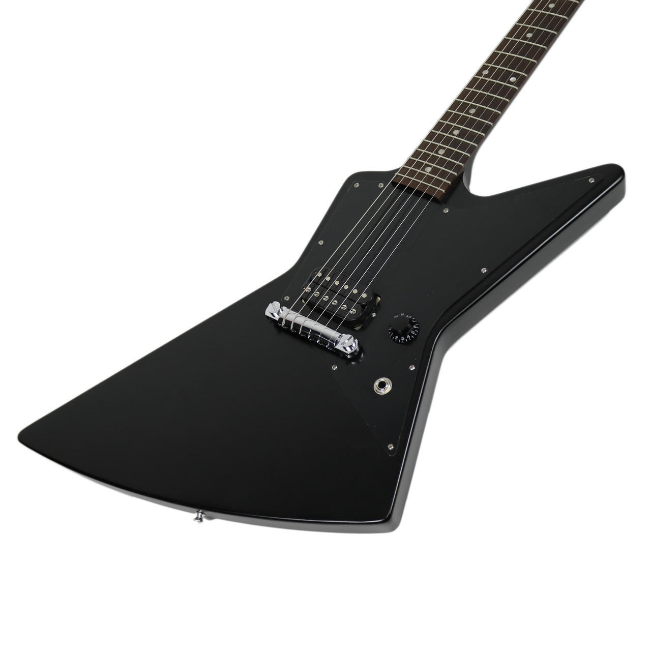 2011 Gibson Melody Maker Explorer Satin Black Finish | Cream City