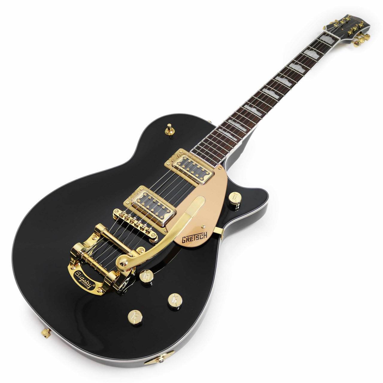ギター Gretsch G5434TG Limited Edition Pro Jet Gretsch Limited Edition Electromatic Pro Jet Bigsby - Black w/Gold
