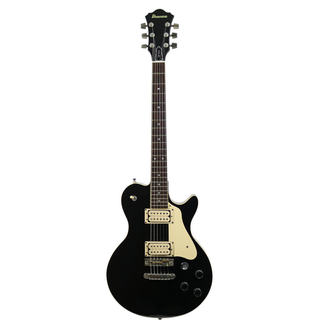 Ibanez ブラック レスポールスタイル ギター Vintage 1980 Ibanez PF-150 Electric Guitar Black Finish | Cream