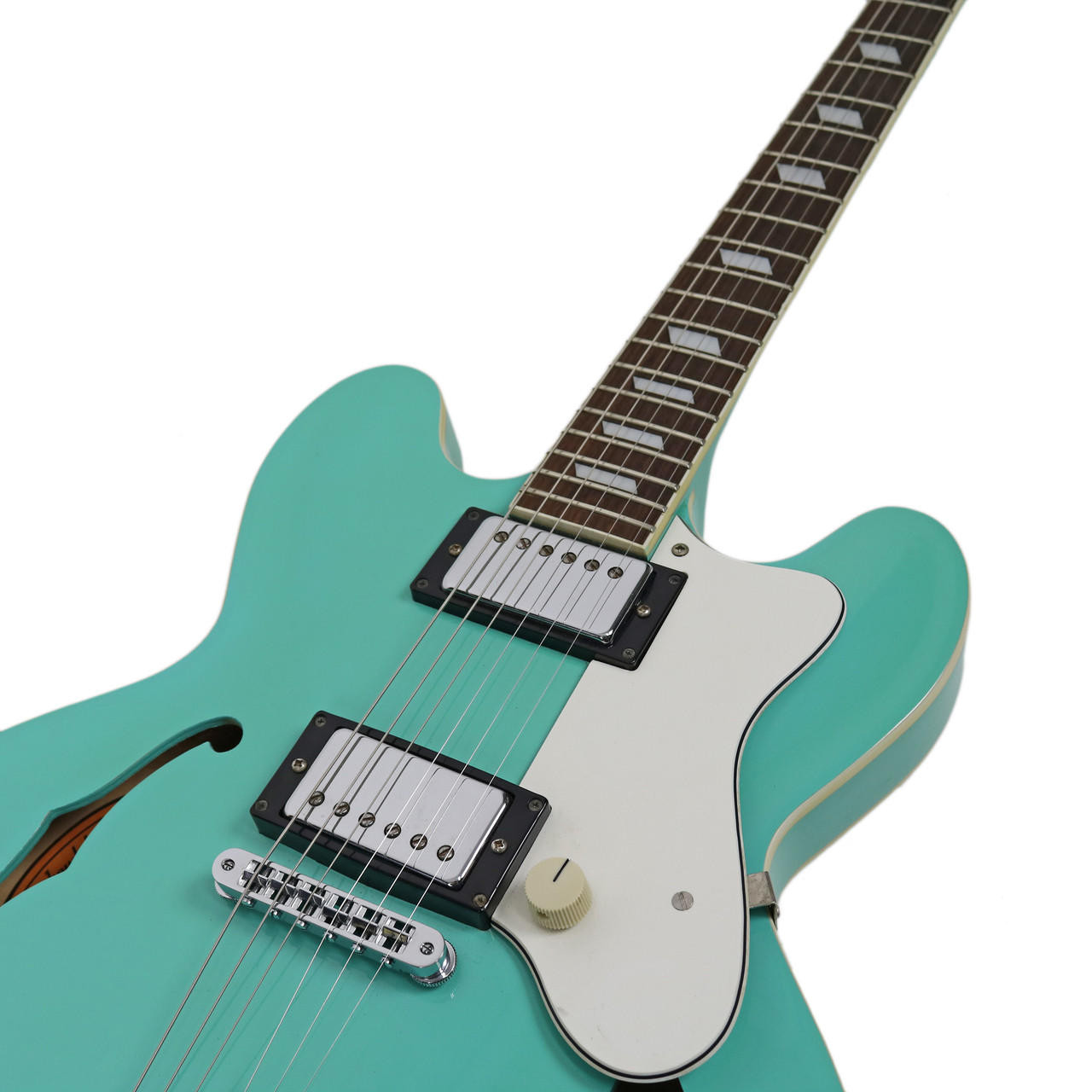 1996 Epiphone Riviera TQ in Rare Turquoise Finish | Cream City Music