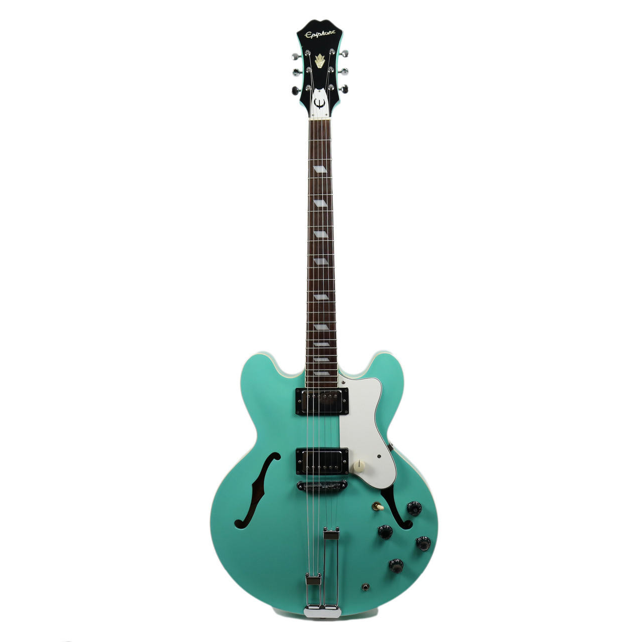 1996 Epiphone Riviera TQ in Rare Turquoise Finish | Cream City Music