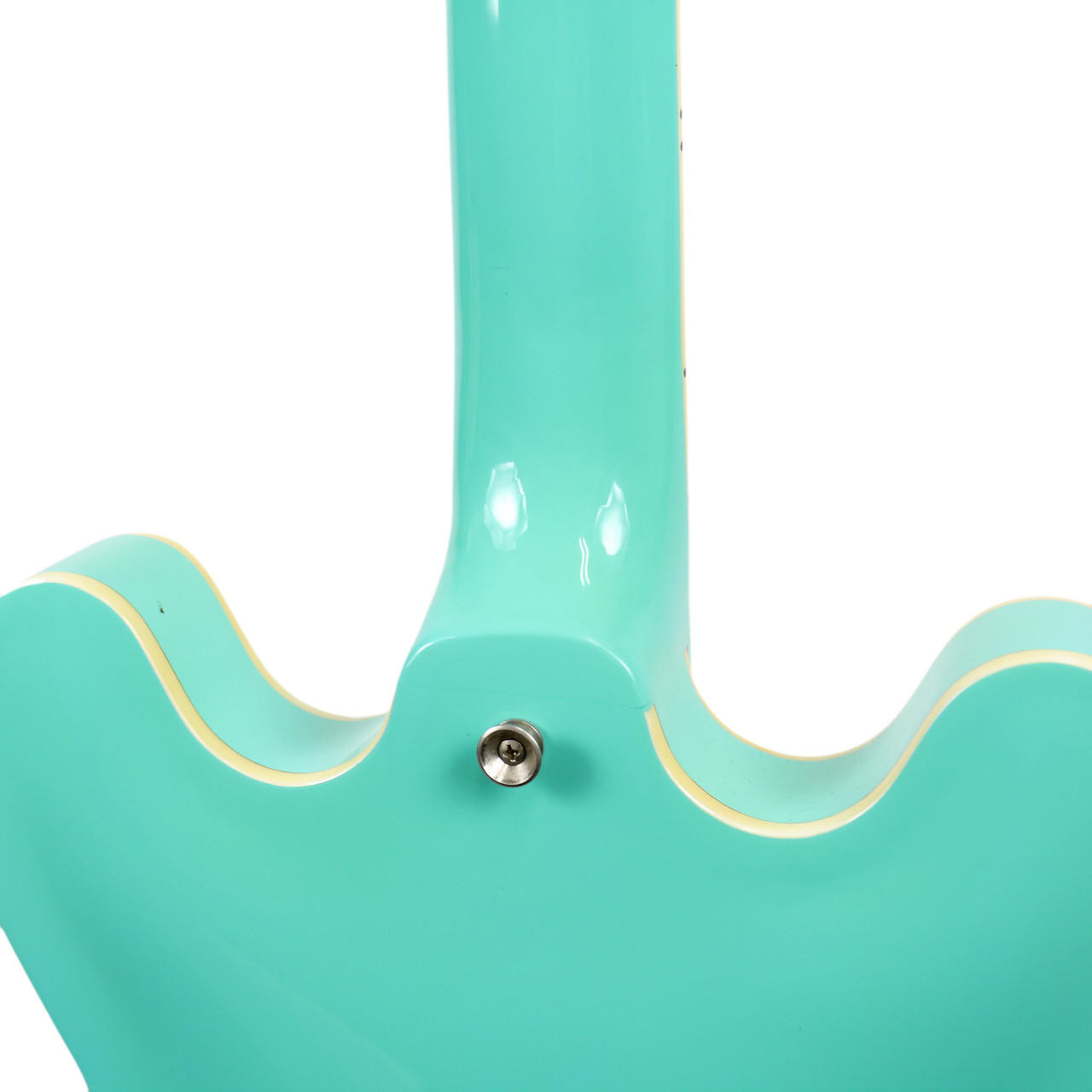 1996 Epiphone Riviera TQ in Rare Turquoise Finish | Cream City Music