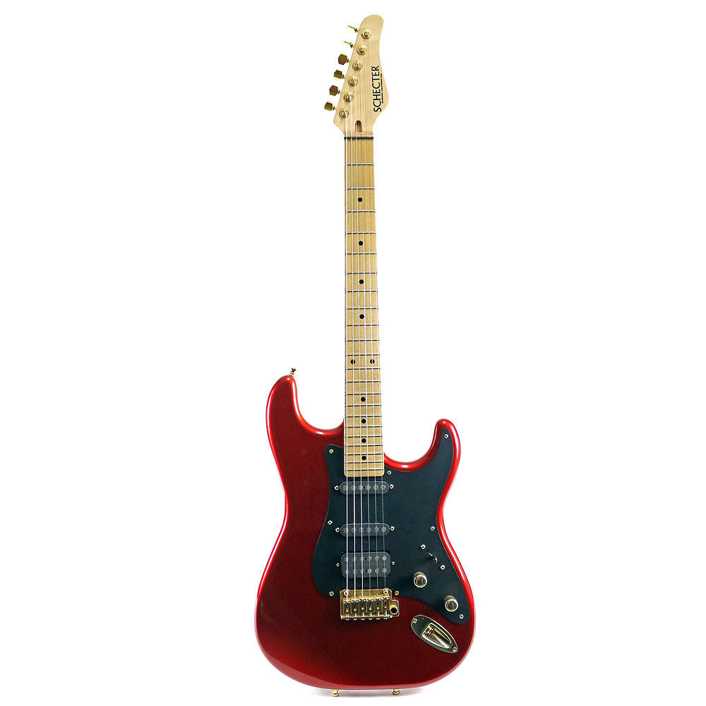 1998 Schecter USA Custom Shop Electric Guitar Metallic Red Finish