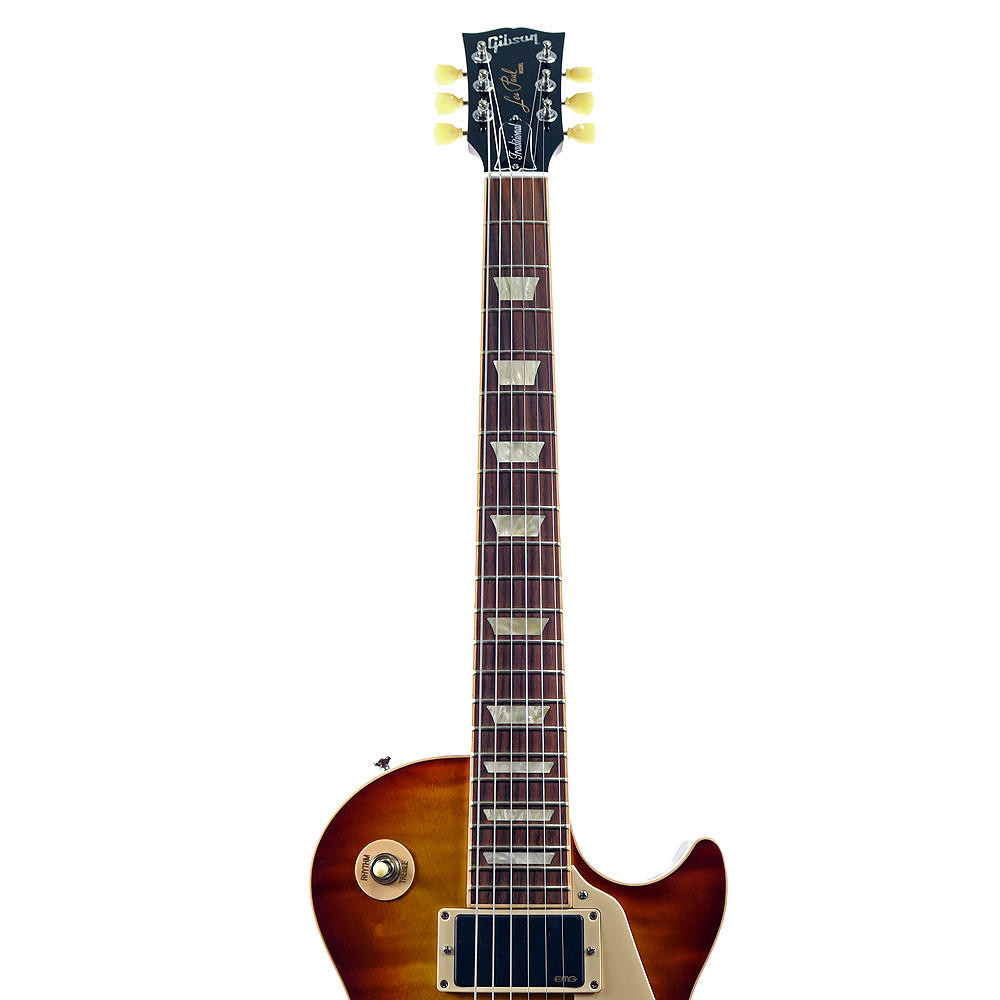 2012 Gibson Les Paul Traditional Electric Guitar Ice Tea Burst EMG