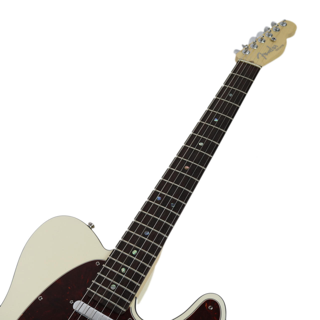 2007 Fender American Deluxe Telecaster Olympic Pearl Finish
