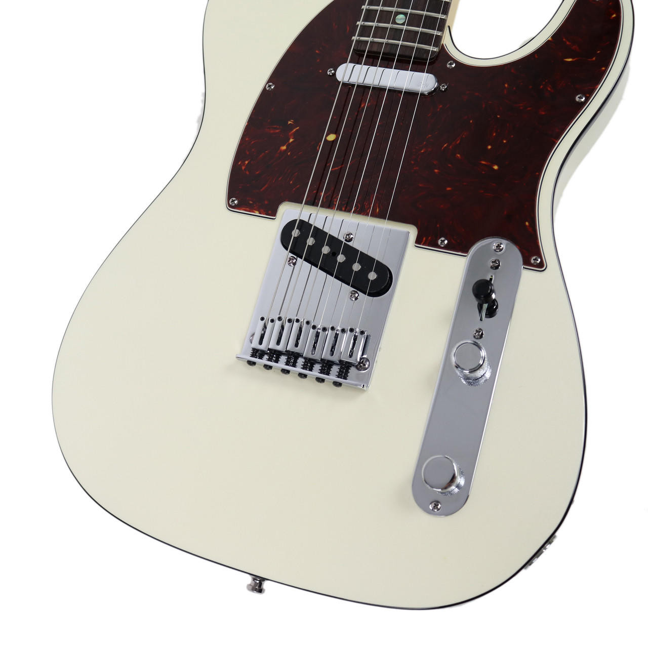 2007 Fender American Deluxe Telecaster Olympic Pearl Finish