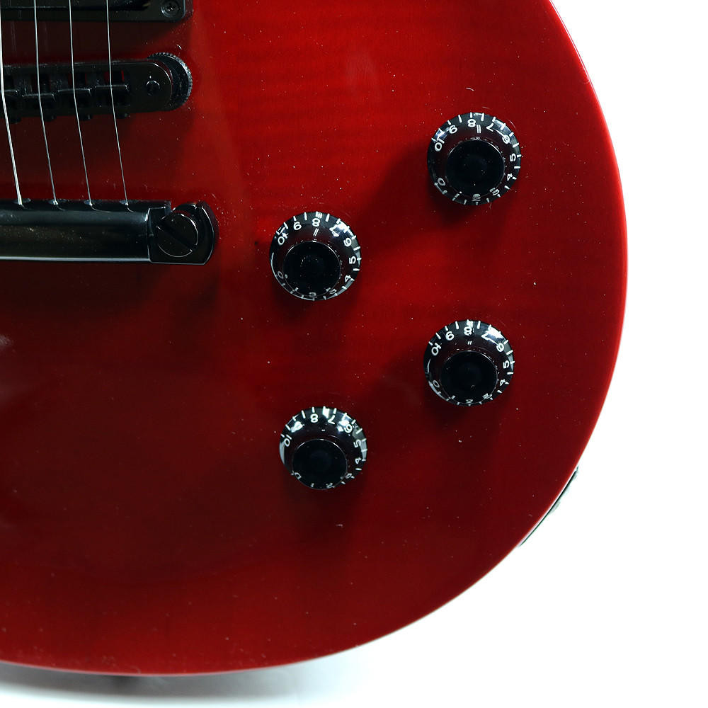 1992 Gibson Les Paul Studio Electric Guitar Trans Red Finish