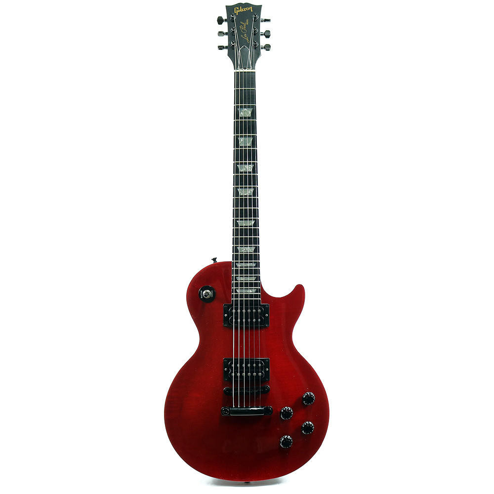 1992 Gibson Les Paul Studio Electric Guitar Trans Red Finish