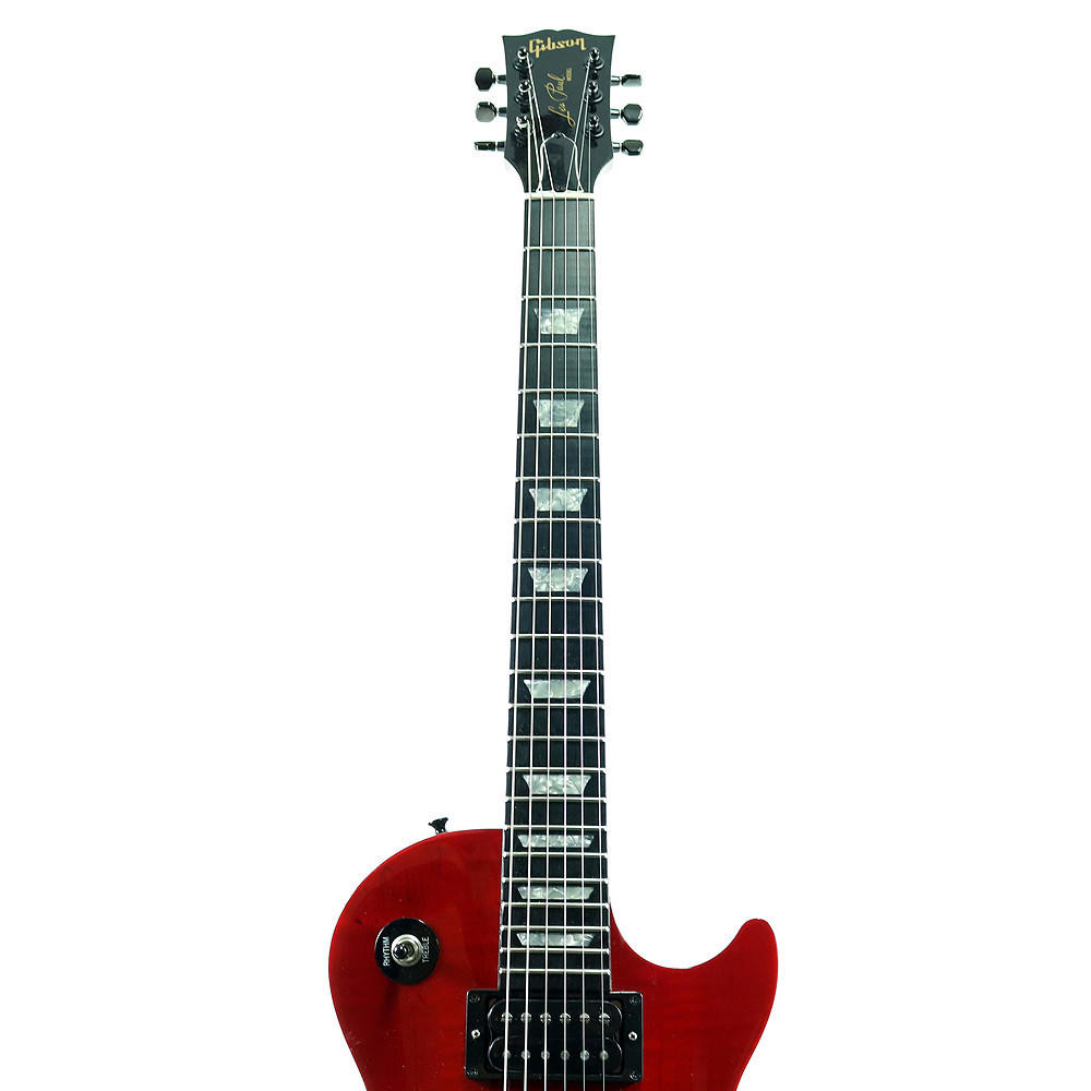 1992 Gibson Les Paul Studio Electric Guitar Trans Red Finish
