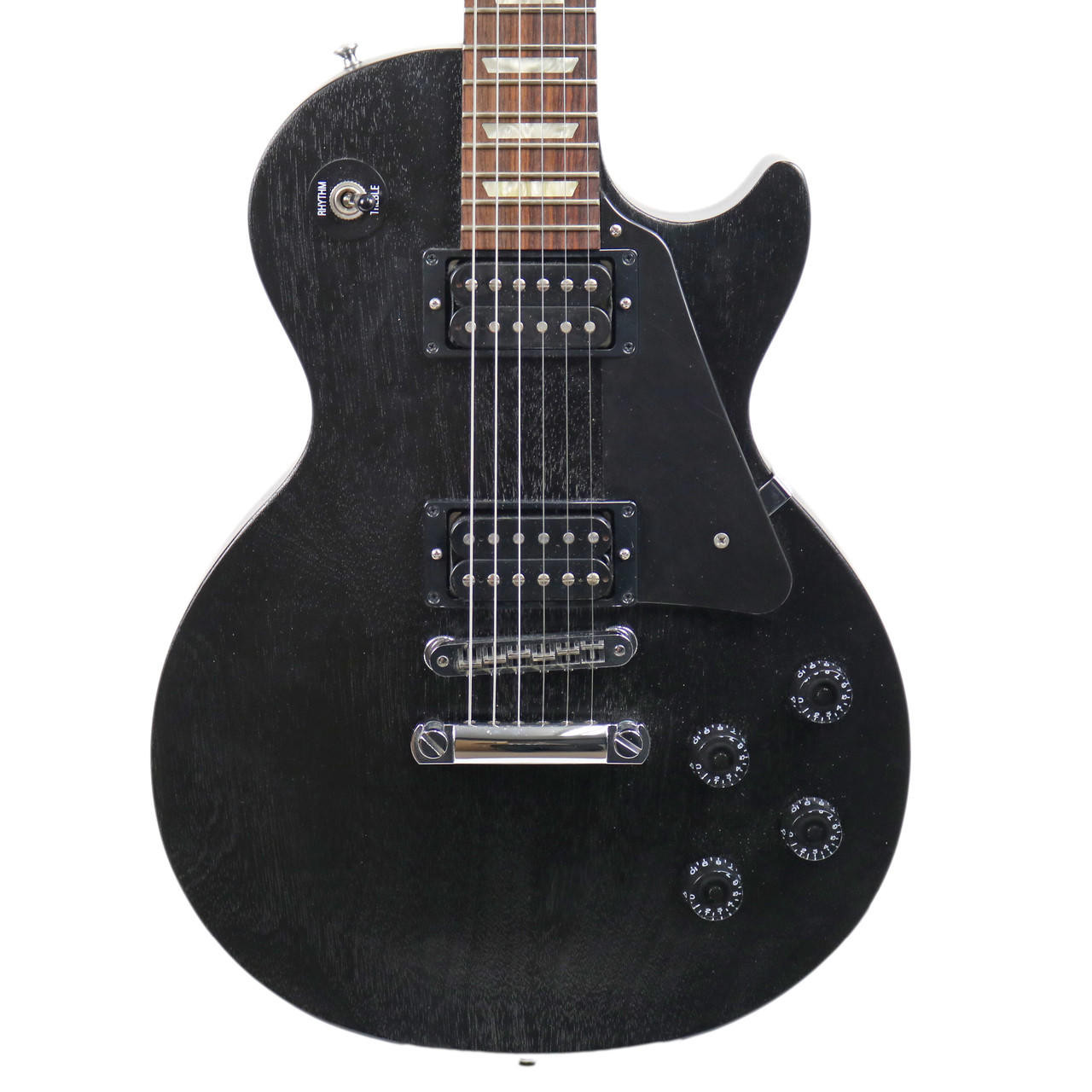 2009 Gibson Les Paul Studio Faded Satin Ebony Finish | Cream City