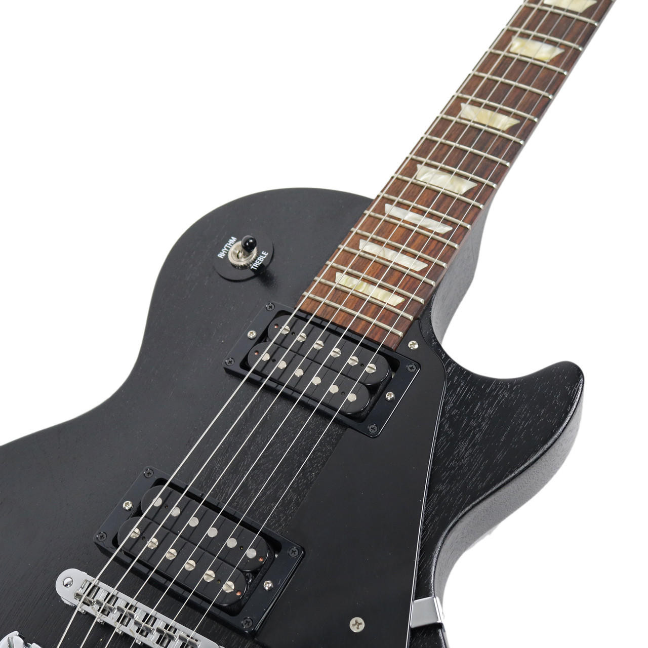 2009 Gibson Les Paul Studio Faded Satin Ebony Finish | Cream City