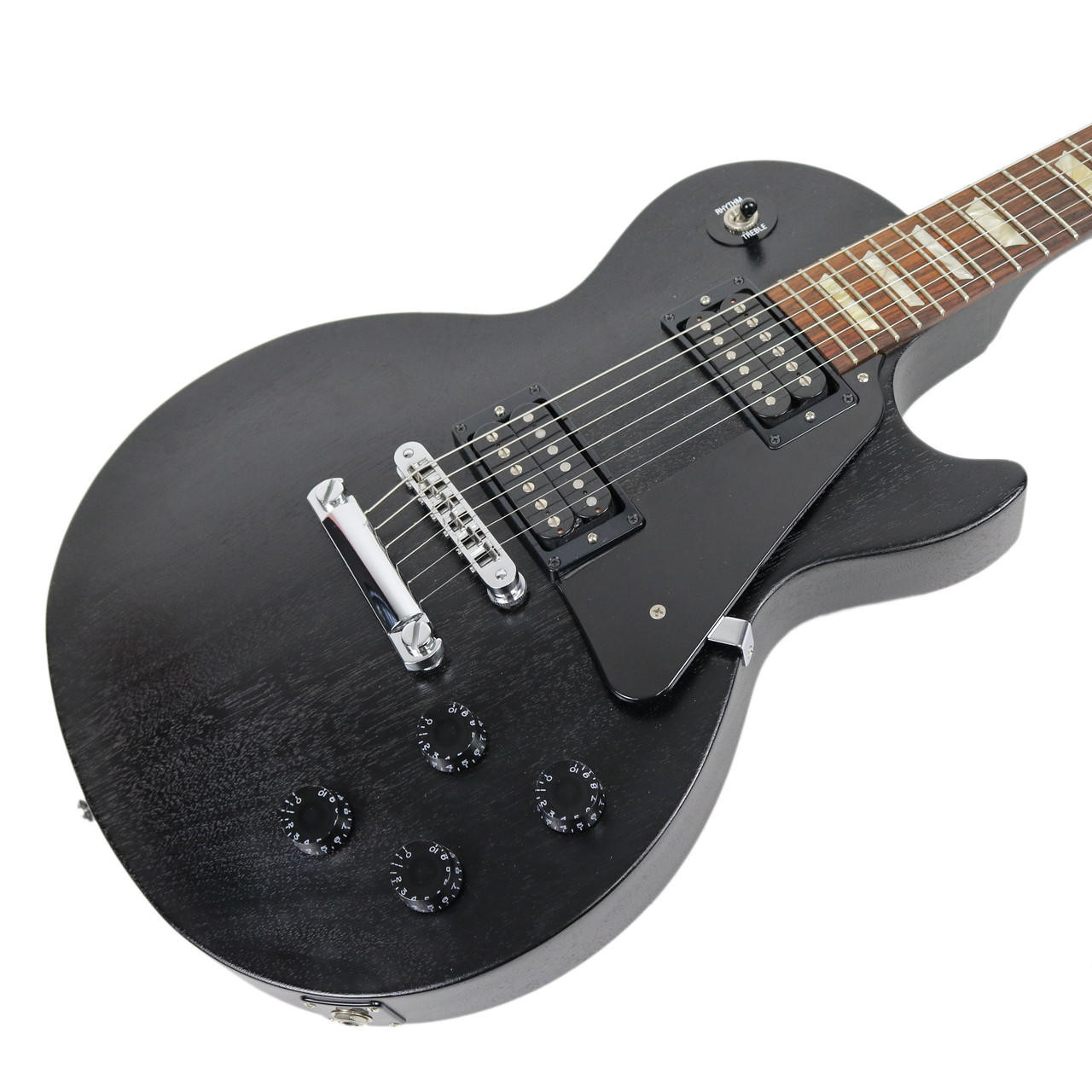 2009 Gibson Les Paul Studio Faded Satin Ebony Finish | Cream City