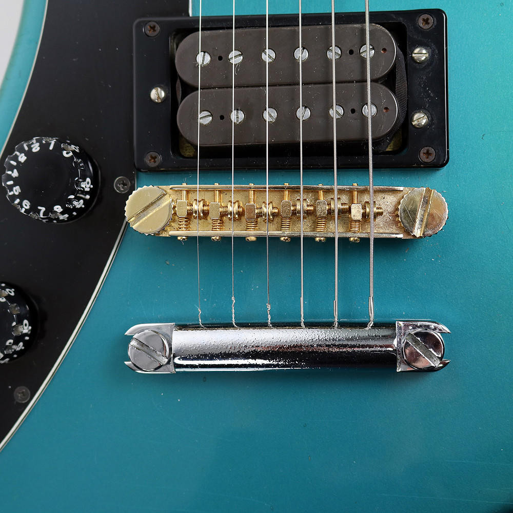 1984 Guild X-79 Skyhawk Lefty Electric Guitar Turquoise Finish