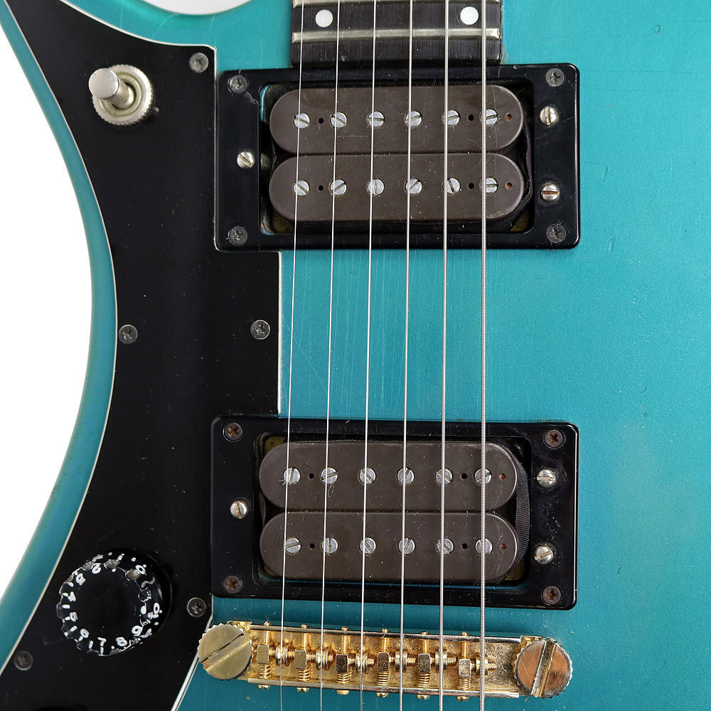 1984 Guild X-79 Skyhawk Lefty Electric Guitar Turquoise Finish
