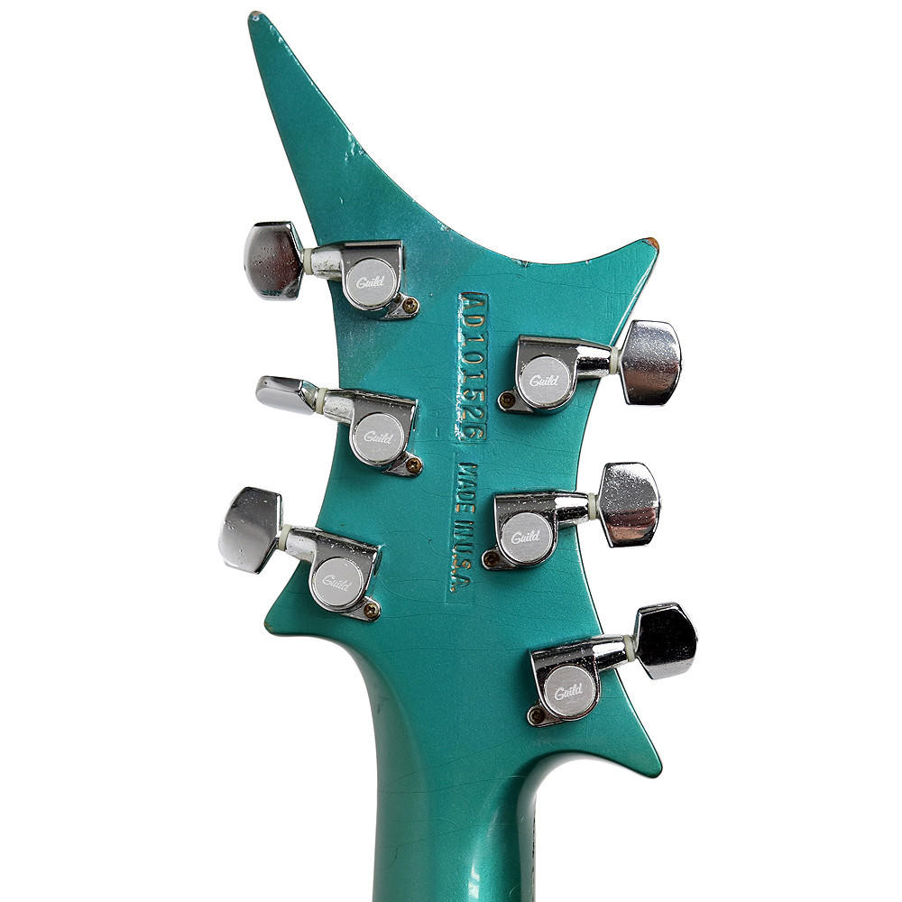 1984 Guild X-79 Skyhawk Lefty Electric Guitar Turquoise Finish