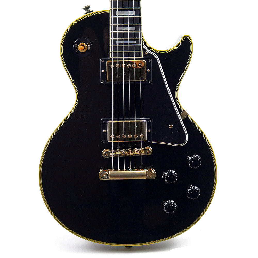 2002 Gibson Custom Shop '57 Les Paul Custom Electric Guitar Black
