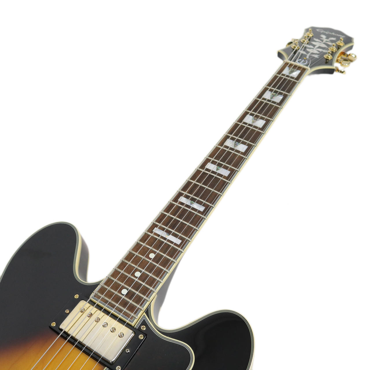 2011 Epiphone Sheraton II Semi-Hollow Electric Guitar Vintage
