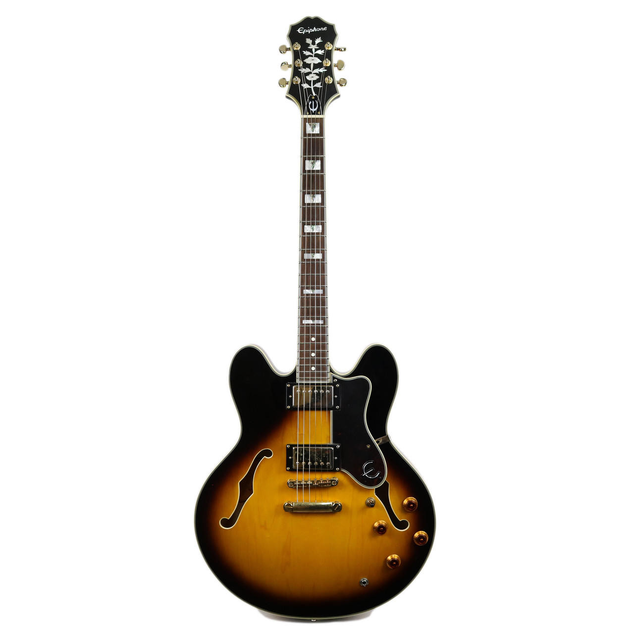 2011 Epiphone Sheraton II Semi-Hollow Electric Guitar Vintage