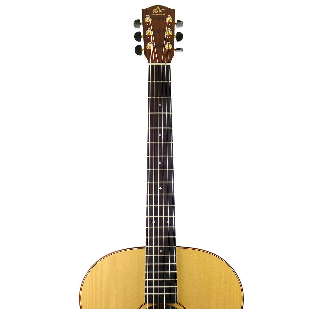 2002 Avalon Model A200 Acoustic Guitar Natural Finish | Cream City