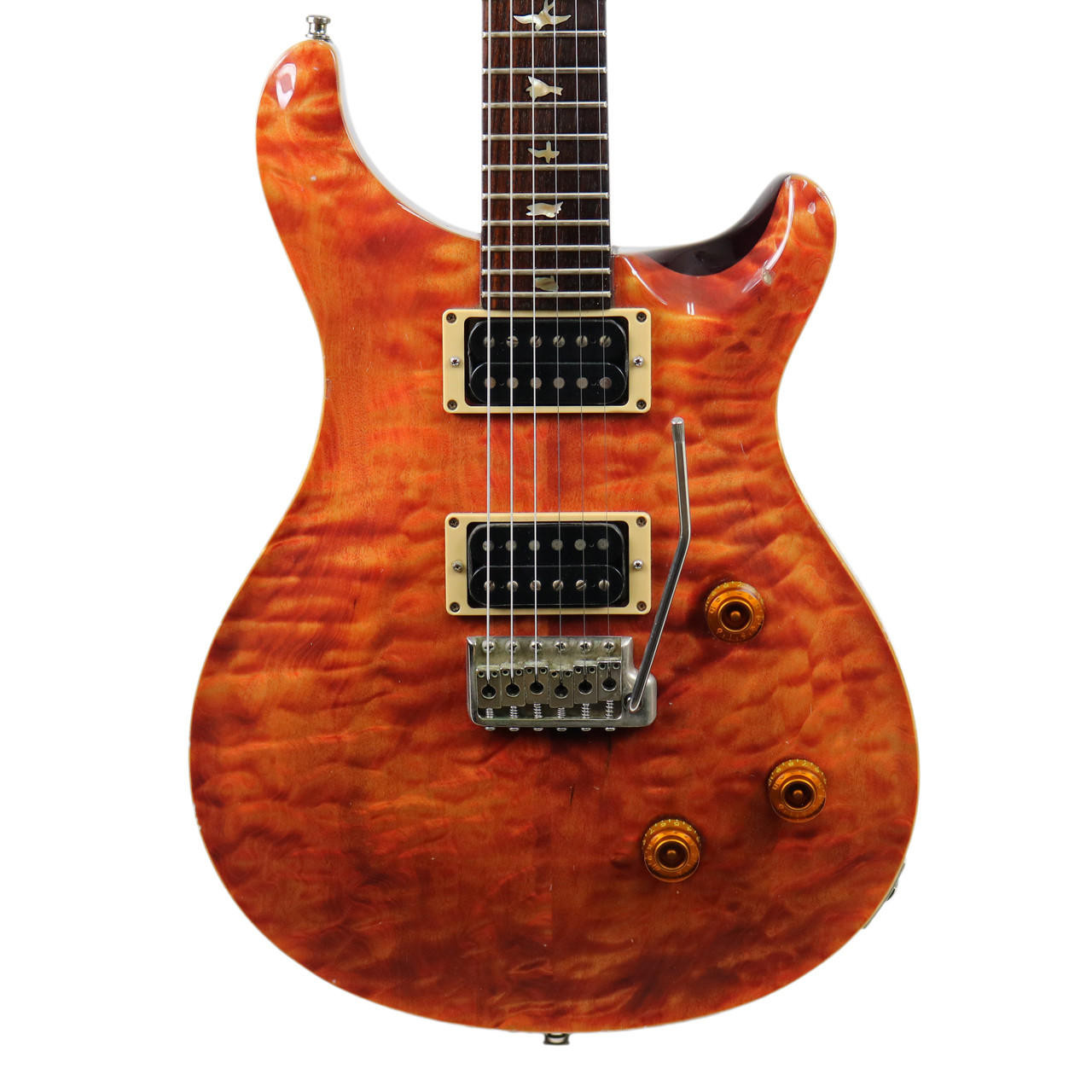 極上品 PRS 初期Custom 24 1991年製 ハカランダ + ホンマホ 1991 PRS Paul Reed Smith Custom 24 Tortoise Shell Finish | Cream