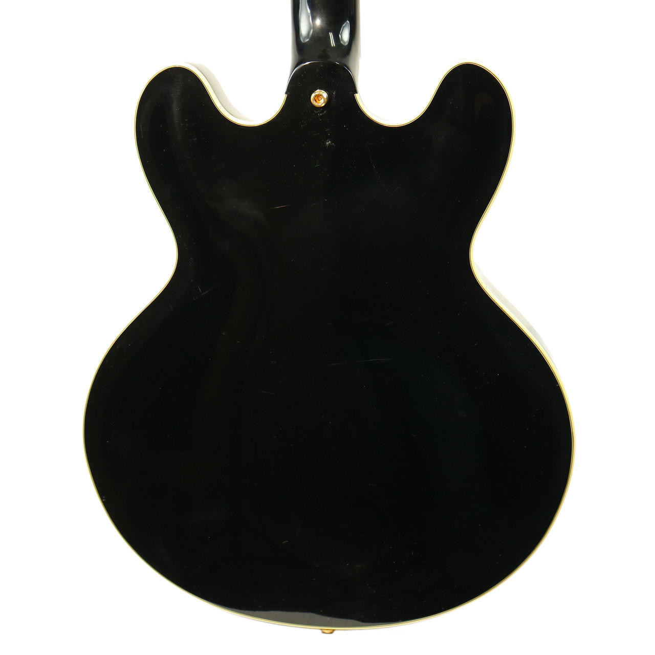 2008 Gibson Custom Shop ES-355 Ebony w/ Factory Bigsby | Cream