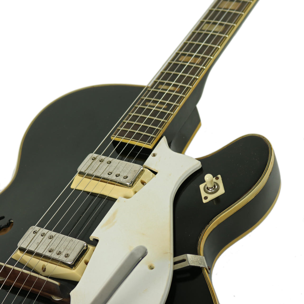 Vintage 1960's Silvertone 'Chris Isaak' Model 1446 Black Finish