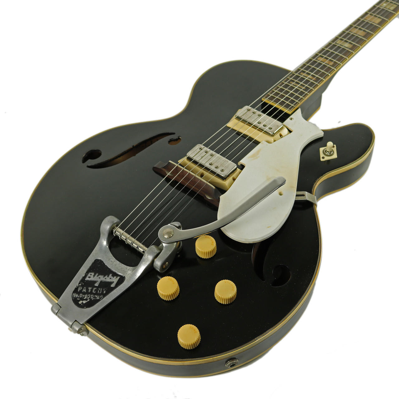 Vintage 1960's Silvertone 'Chris Isaak' Model 1446 Black Finish