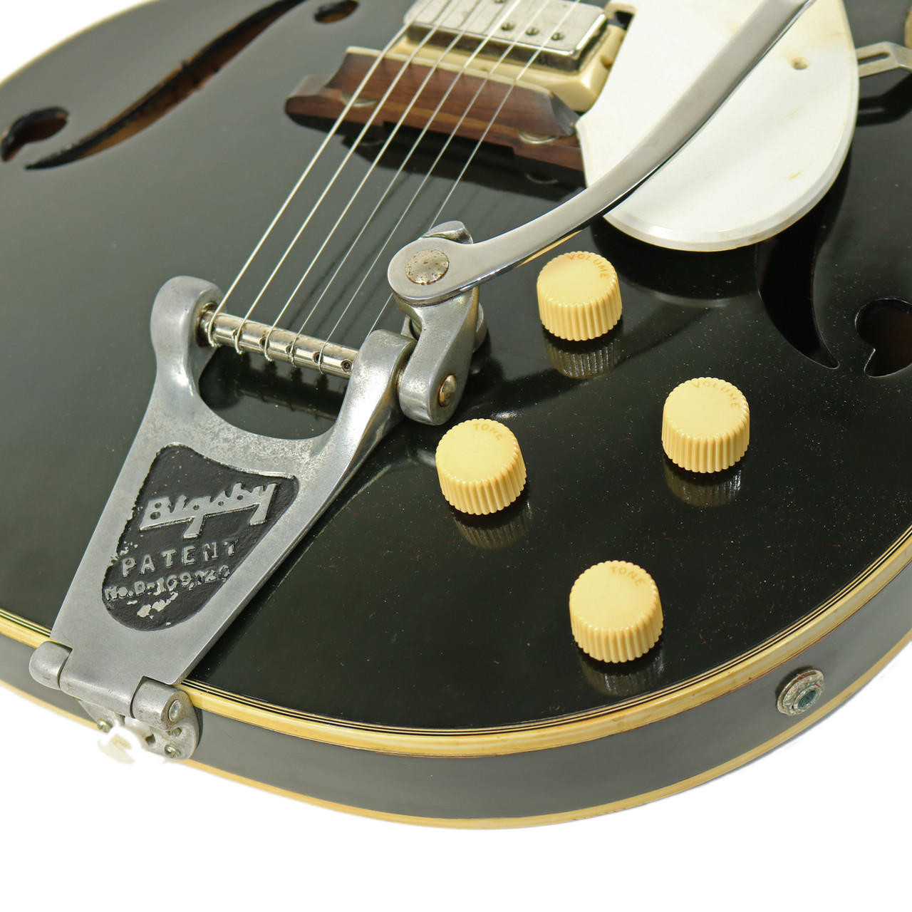 Vintage 1960's Silvertone 'Chris Isaak' Model 1446 Black Finish