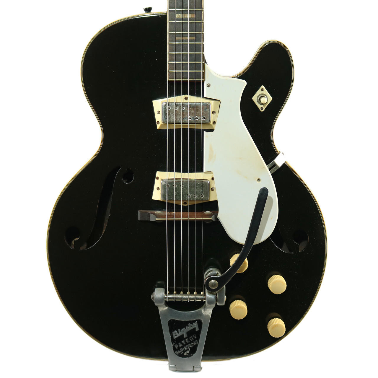 Vintage 1960's Silvertone 'Chris Isaak' Model 1446 Black Finish