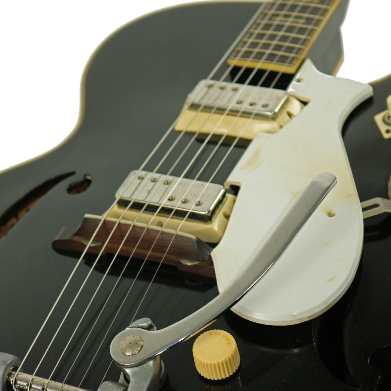 Vintage 1960's Silvertone 'Chris Isaak' Model 1446 Black Finish