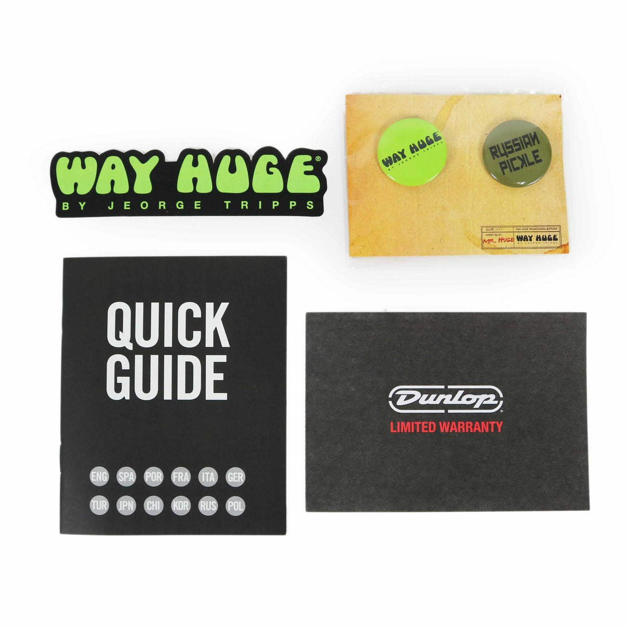 Way Huge Electronics WHE408 Russian Pickle Fuzz Pedal | Cream City