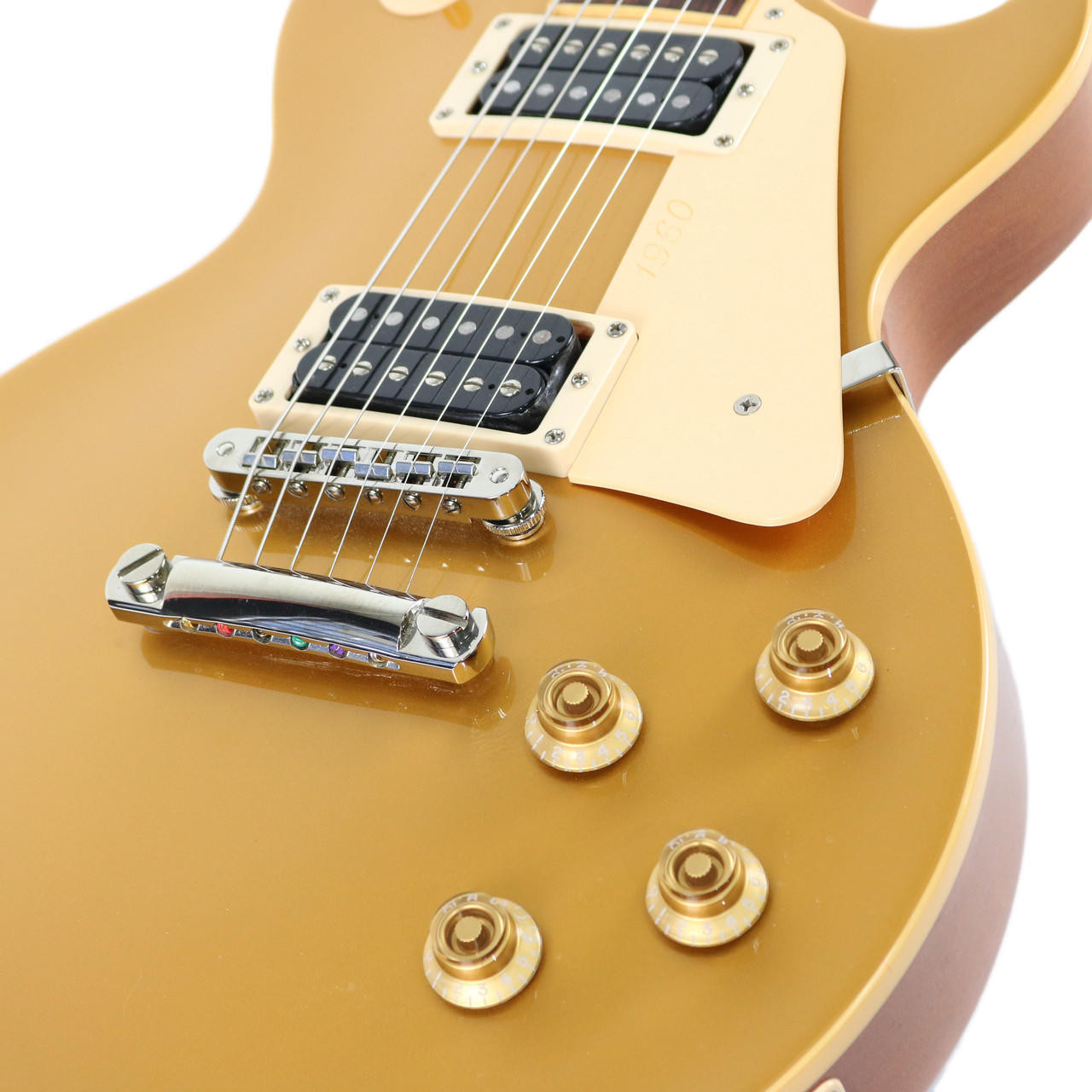 Gibson Les Paul Classic ゴールド Gibson Les Paul Classic 2018 Electric Guitar Gold Aged White Pearl
