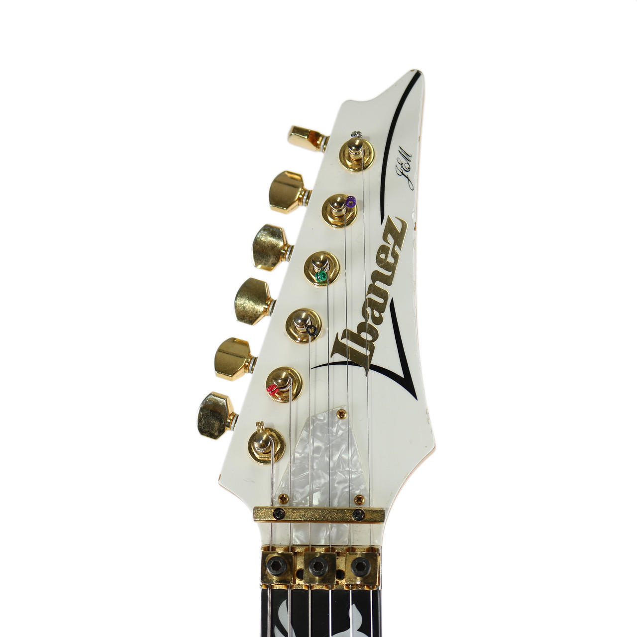 2000 Ibanez Steve Vai JEM7V White Finish | Cream City Music