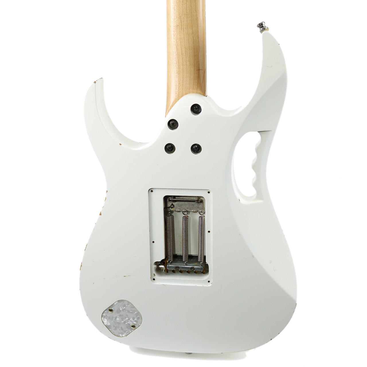 2000 Ibanez Steve Vai JEM7V White Finish | Cream City Music