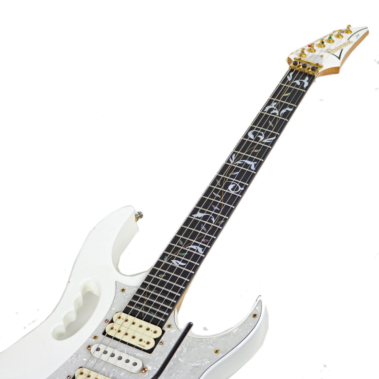 2000 Ibanez Steve Vai JEM7V White Finish | Cream City Music
