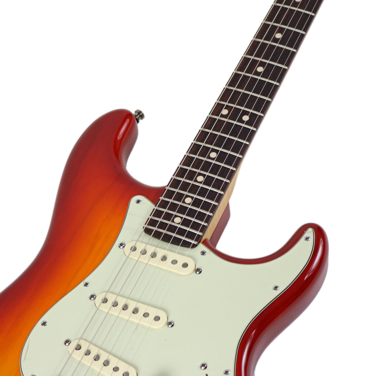 2009 Fender Custom Shop Custom Deluxe Stratocaster Aged Cherry