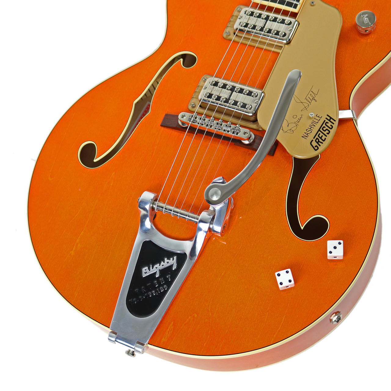 2005 Gretsch G6120-SSLVO Brian Setzer Signature Orange Stain