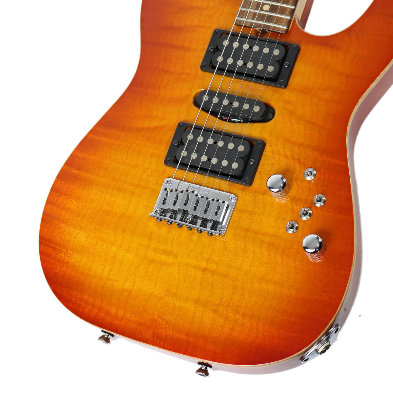 1997 Tom Anderson Guitarworks Hollow T Contoured Honey Burst