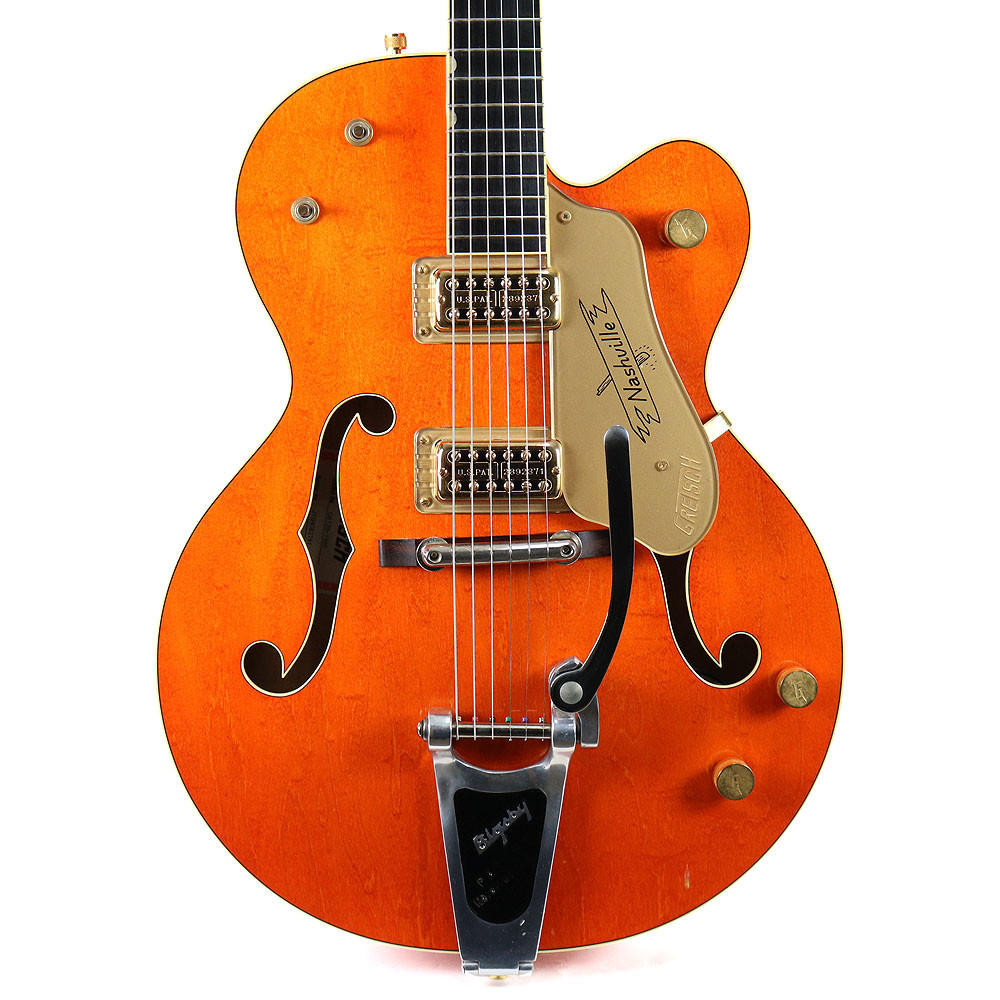 2004 Gretsch G6120-1960 Nashville Electric Guitar Orange Finish