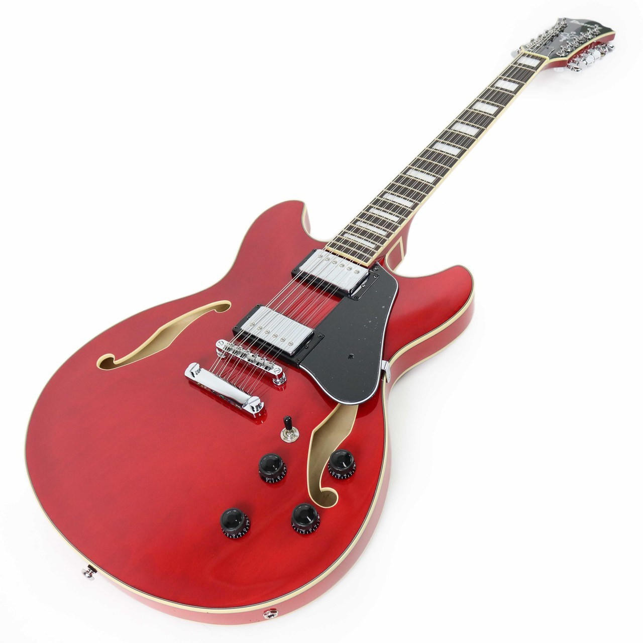 Ibanez AS7312 Artcore 12 String Electric Guitar in Transparent