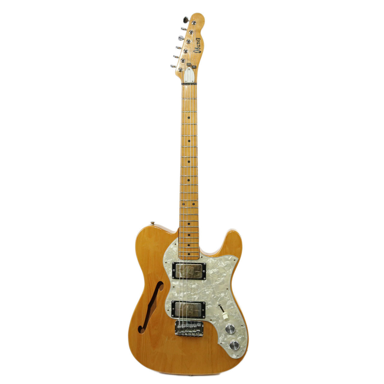 Vintage 1974 Ibanez Model 2384 Thinline Telly T-Style Natural