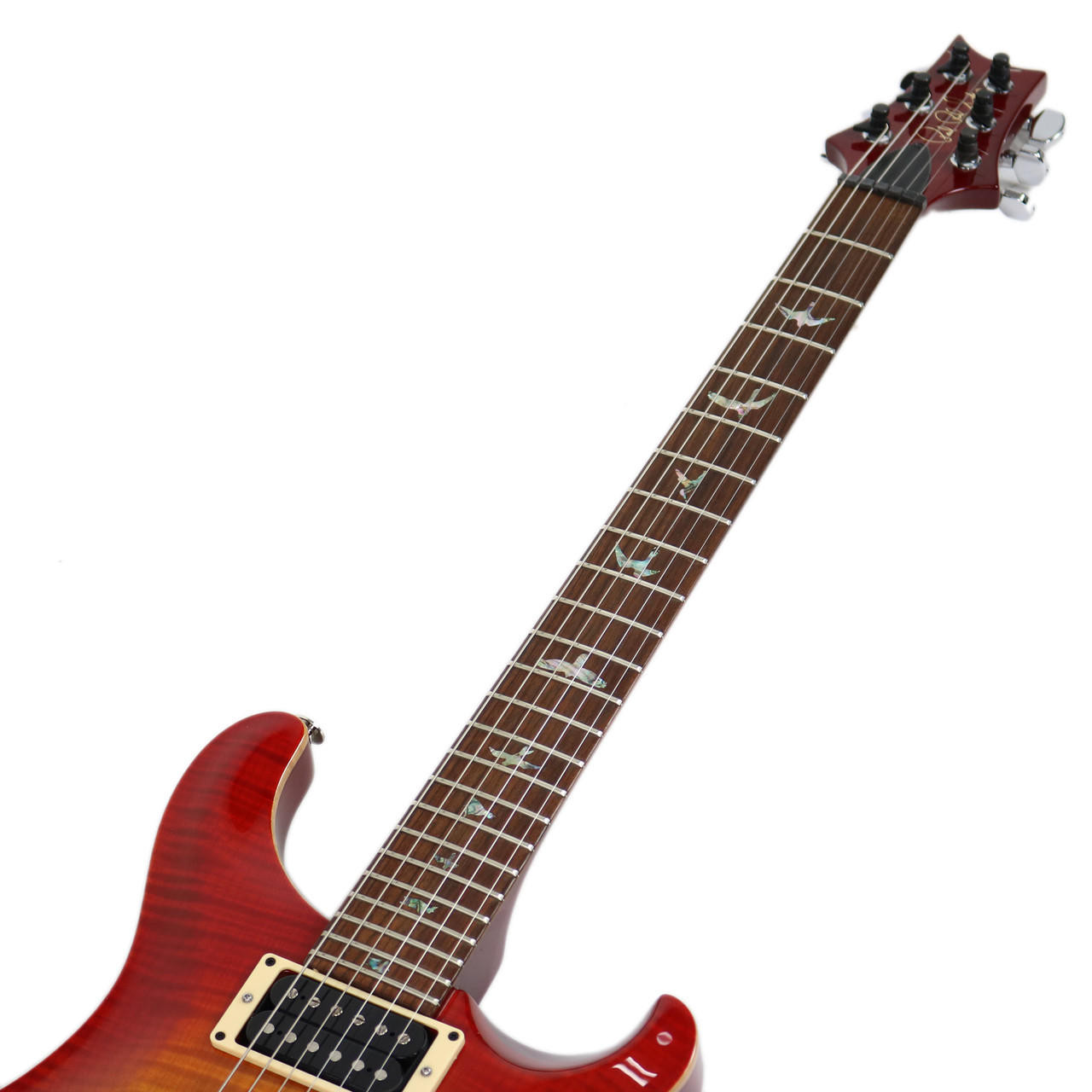 1996 PRS Paul Reed Smith Custom 24 Ten Top Electric Guitar Cherry