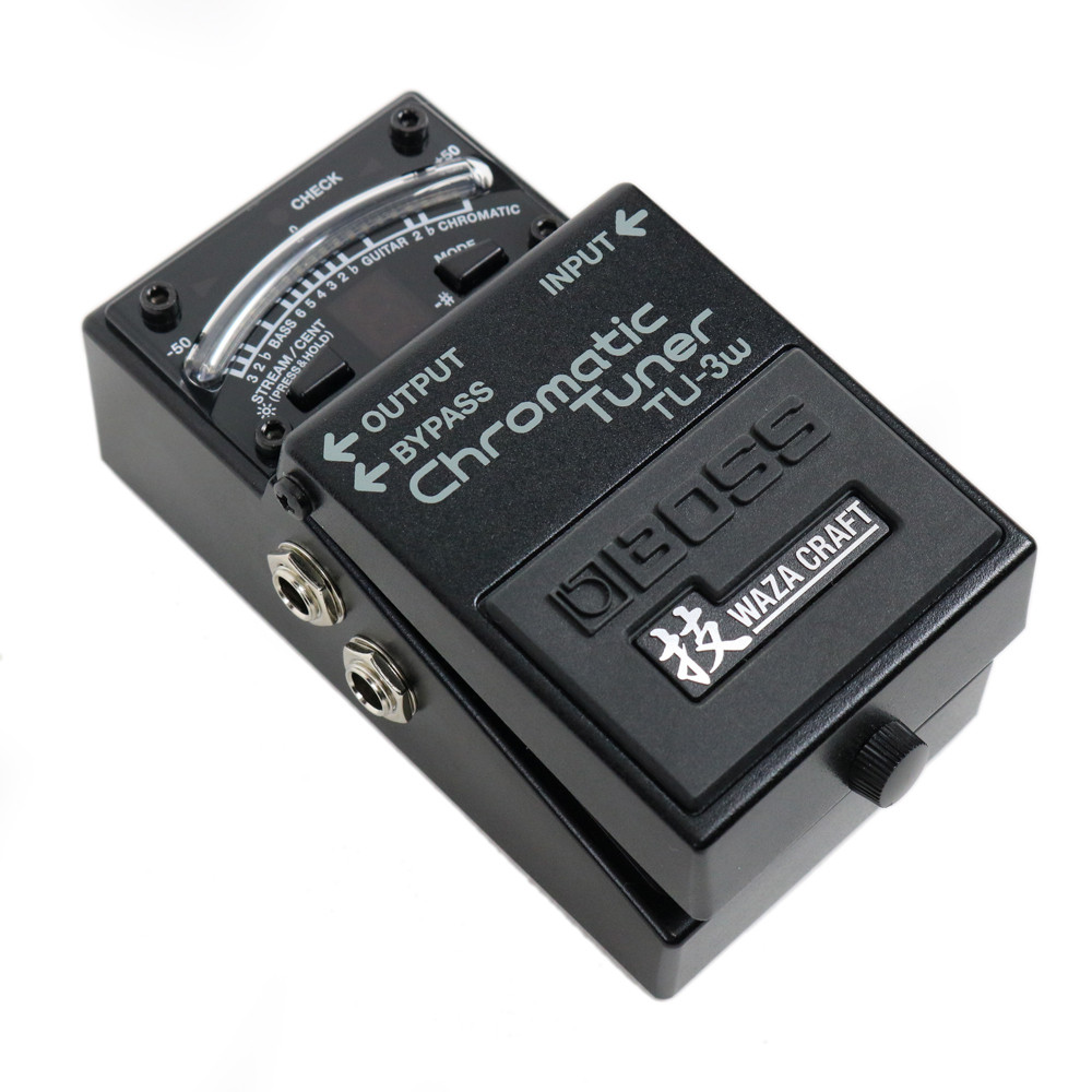 ギター BOSS TU-3w chromatic tuner Boss TU-3W Waza Craft Chromatic Tuner Pedal | Cream City Music